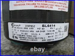 New Century BL6414 319P852 1/5-1/8-1/10HP 115V Furnace Fan / Blower Motor
