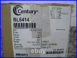 New Century BL6414 319P852 1/5-1/8-1/10HP 115V Furnace Fan / Blower Motor