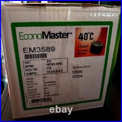 New Economaster Em3589 Furnace Blower Motor