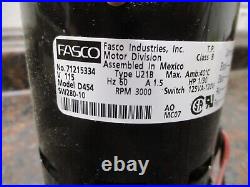 New Fasco D454 71215334 1/30HP 115V 3.3 Furnace Draft Inducer / Blower Motor