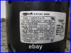 New Lennox Armstrong 45846-001 F48P53A45 1/3HP 208-230V Furnace Blower Motor