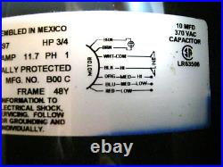 OEM ICP Heil Tempstar 3/4 HP 115v Furnace BLOWER MOTOR Part 1011404 HQ1011404EM
