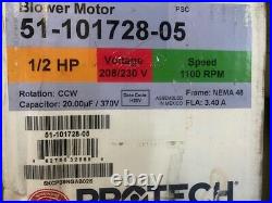 OEM Rheem Ruud Weather King Furnace Blower Motor 1/2 HP 208-230v 51-101728-05