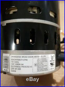 OEM Zhongshan Broad-Ocean ECM Furnace Blower Motor 1/2 HP ZWK763B52701