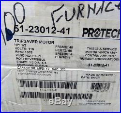 PROTECH 51-23012-41 Furnace Blower Motor HVAC NEW