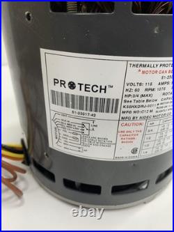 Protech 51-23017-42 Furnace Blower Motor K55HXDRJ-0011