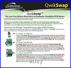 QwikSwap X1 115/240 V Universal ECM Blower Motor Board for Furnace and Air Ha