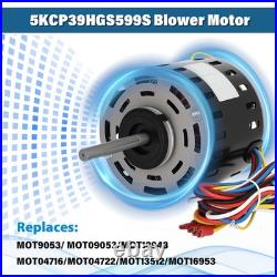 Replace For GE & Trane MOT9053 Furnace Blower Motor 1/3 HP 115V 1075 RPM 4-Speed