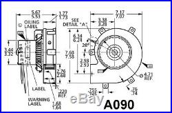 Rheem Rudd (70-21496-01) Furnace Draft Inducer Blower 115 Volts Fasco # A090