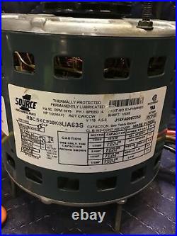 Source1 5KCP39KG Furnace Blower Motor 115 Volt 4-Speed 1-Phase 60Hz 1075RPM