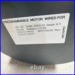 TESTED? ECM 1/2HP Blower Motor GE 5SME39HL0252 230V CCW CN04 D341314P02