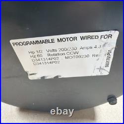 TESTED? ECM 1/2HP Blower Motor GE 5SME39HL0252 230V CCW CN04 D341314P02