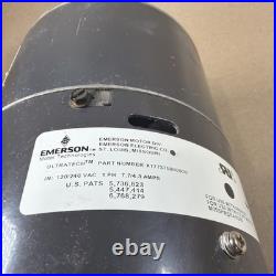TESTED? EMERSON BLOWER MOTOR M055PWCRA-0245, 1/2hp, 120/240V, X177375800000