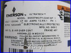 TRANE Blower Motor PART# D34197P01 MOTOR# MO55PWCPX-0243 1 HP