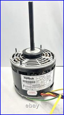 TopTech TT-E25-3SP2 1/4 HP Furnace Blower Motor 208/230V 3-Speed 1075 RPM