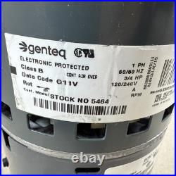 Trane 5SME39SL0674 3/4HP ECM 2.3 DG04 Genteq Furnace Blower Motor CCW (MT12)