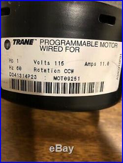 Trane D341314P23 MOT09251 5SME39SL0301 CP02 ECM 1HP Furnace Blower Motor Used