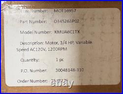 Trane MOT16957 KMUA6C1TX 3/4HP Variable Speed Furnace / Air Handler Fan Motor