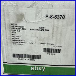US MOTORS Furnace Blower 208-230v, 1075 RPM / 3speed P-8-8370 32803 NEW OPEN BOX