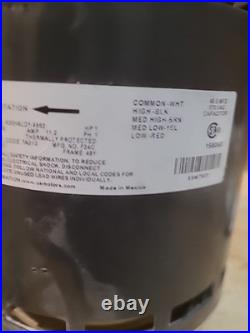 US Motors NIDEC K55HXLDY-9962 Furnace Blower Motor 1HP 115V 1075RPM 4SPD 69M7901