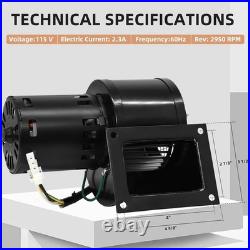 Ultra Quiet Centrifugal Blower Motor for WoodMaster Stoves