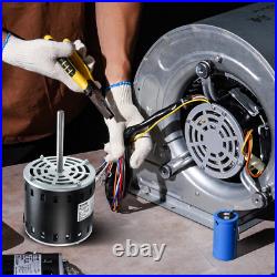 VEVOR 3/4HP Furnace Blower Motor 208-230V 3.85A 1075RPM 5 Speeds CWithCCW Rotation