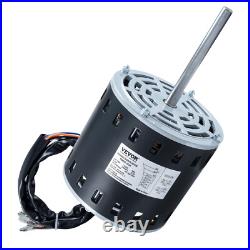 VEVOR 3/4HP Furnace Blower Motor 208-230V 3.85A 1075RPM 5 Speeds CWithCCW Rotation