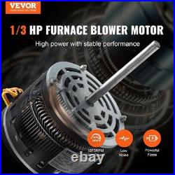 Vevor 1/3HP Furnace Blower Motor 110-120V 4.4A 1075RPM 4 Speeds 48 Frame Vevor 1/3HP Furnace Blower Motor 110-120V 4.4A 1075RPM 4 Speeds 48 Frame