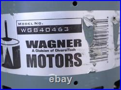WAGNER WG840463 Furnace Blower Motor 1/2HP 115V 7A 1PH 1075RPM CWithCCW