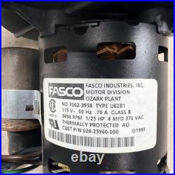 York FASCO 7062-3958 Draft Inducer Blower Motor Assembly 024-25960-000 (B18)