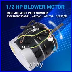 ZWK702B5388701 Furnace Blower Motor 1/2HP, 208-230V, 50/60 Hz, 1050 RPM