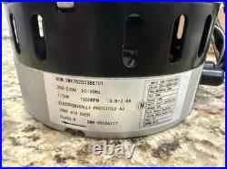 ZWK702B5388701 Furnace Blower Motor 1/2HP, 208-230V, 50/60 Hz, 1050 RPM